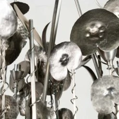 Brutalist Style Metal Chandelier - Chrome - Global Views Second 11 Brutalist Style Metal Chandelier - Chrome - Global Views Second -Furniture & Decoration Shop GV 2BrutalistStyleMetalChandelier Chrome.05