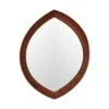 Pointed Oval Mirror With Wood Back - Global Views Second 1 Pointed Oval Mirror With Wood Back - Global Views Second -Furniture & Decoration Shop GV 4PointedOvalMirrorwithWoodBack.01