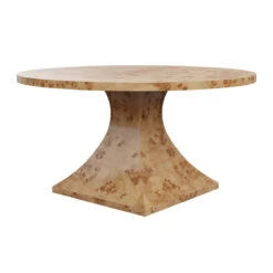 Custom George Dining Table -Furniture & Decoration Shop GeorgeDiningTableMatrix.GoldenPecanMappaBurl.02 b26f47c5 e7d4 494e ba5e d3ec43f34c24