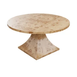 Custom George Dining Table -Furniture & Decoration Shop GeorgeDiningTableMatrix.GoldenPecanMappaBurl.03 e6cfe35f b8fd 4f78 8947 dd4c8f0f501f