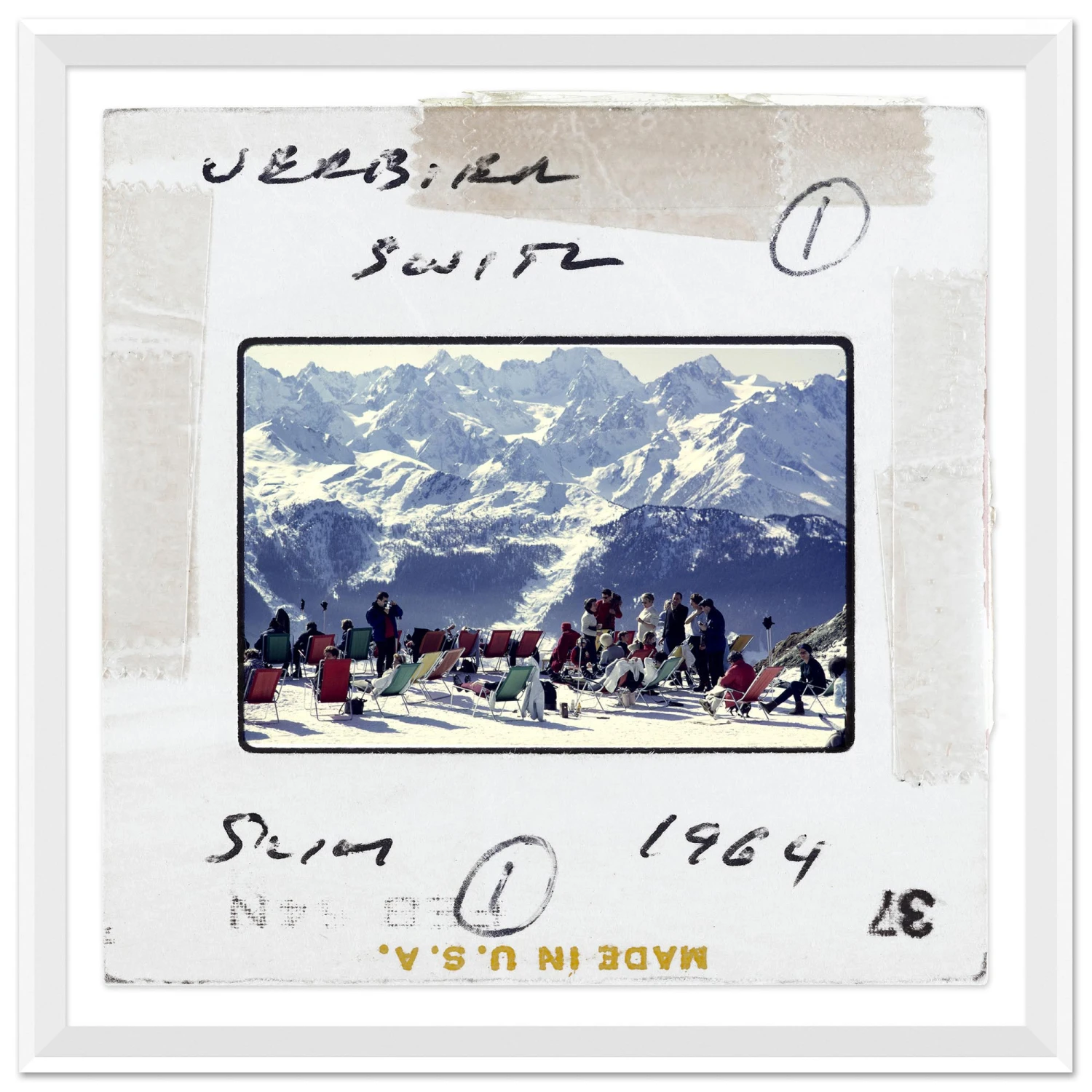 Getty Images 'Lounging In Verbier - Slide' By Slim Aarons 3 Getty Images 'Lounging In Verbier - Slide' By Slim Aarons