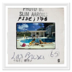 Getty Images ‘Poolside Backgammon - Slide’ By Slim Aarons