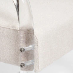 Gibbs Bench In Ivory -Furniture & Decoration Shop GibbsBenchInWhite.03