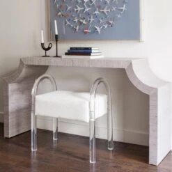 Gibbs Bench In Ivory -Furniture & Decoration Shop Gibbs 20Bench 20In 20White.06