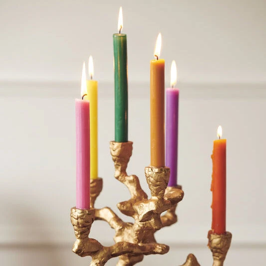 Gold Apple Tree Candle Holder - S 4 Gold Apple Tree Candle Holder - S - Image 2