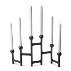 Graphite Folding Candle Holder - M -Furniture & Decoration Shop GraphiteFoldingCandleHolder M.02
