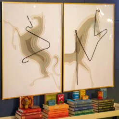 Grey Horse - Left Facing -Furniture & Decoration Shop GreyHorse.05