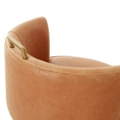 Rosita Swivel Counter Stool In Tobacco Leather -Furniture & Decoration Shop GunterSwivelCounterStoolinTobaccoLeather.05