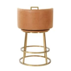 Rosita Swivel Counter Stool In Tobacco Leather -Furniture & Decoration Shop GunterSwivelCounterStoolinTobaccoLeather.07 66ee9b3d 3dc9 41e0 8cec 0b03d6176ac7