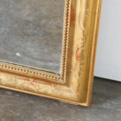Louis Philippe Style Gold Gilt Painted Framed Mirror -Furniture & Decoration Shop HA 117LouisPhilippeStyleGoldGiltPaintedFramedMirror.04