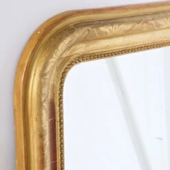Louis Philippe Style Gold Gilt Painted Framed Mirror -Furniture & Decoration Shop HA 117LouisPhilippeStyleGoldGiltPaintedFramedMirror.05
