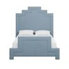 Custom Hannah Bed -Furniture & Decoration Shop HannahBedinFoleyBlueWoven.01
