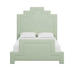 Custom Hannah Bed -Furniture & Decoration Shop HannahBedinNikkiJadeChenille.01