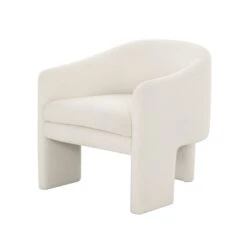 Highball Accent Chair In Sherpa White -Furniture & Decoration Shop Highball Accent Chair in Sherpa White.02