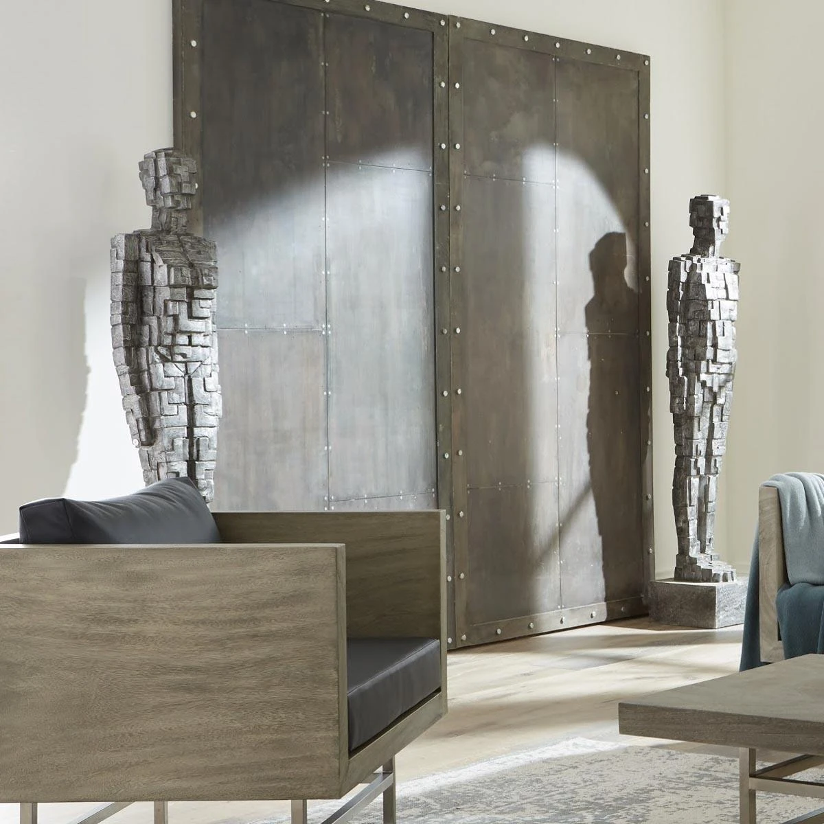 Puzzle Man Sculpture 4 Puzzle Man Sculpture - Image 2