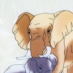 If I Were An Elephant Mosaic -Furniture & Decoration Shop IfIWereAElephantMosaic.03