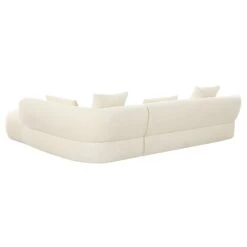 Iris Sectional In Ivory Tweed -Furniture & Decoration Shop IrisSectionalinIvoryTweed.04 2