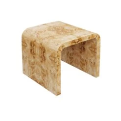 Custom Janus Waterfall Side Table -Furniture & Decoration Shop JanusWaterfallSideTableMatrix.GoldenPecanMappaBurl.03 a487b458 a3cb 468d 8b6c fb7c211f7237