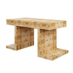 Custom Jax Desk -Furniture & Decoration Shop JaxDesk.GoldenPecanMappaBurl.05