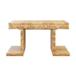 Custom Jax Desk -Furniture & Decoration Shop JaxDesk.GoldenPecanOliveAsh.01