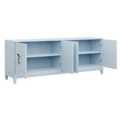 Custom King Credenza -Furniture & Decoration Shop KingCredenzaMatrix.GulfstreamBlue.04 3e52a9de e05e 4b91 9ed8 7170d7e6a38e