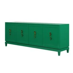 Custom King Credenza -Furniture & Decoration Shop KingCredenzaMatrix.LearGreen.03 d09d145d 2949 4894 96f4 ff4cf5e81444