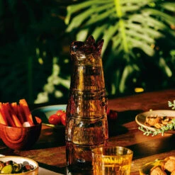 Kitty Ginger Stackable Glasses -Furniture & Decoration Shop KittyGingerStackableGlasses.04