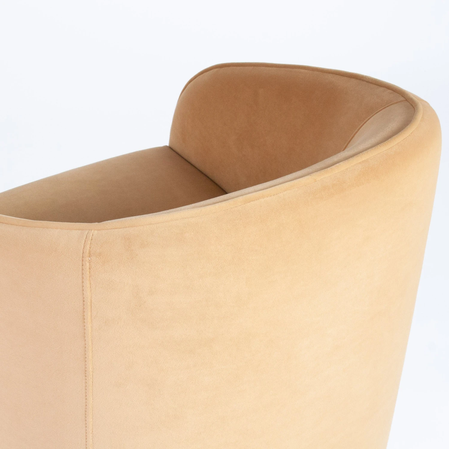 Knox Chair In Caramel Velvet 7 Knox Chair In Caramel Velvet - Image 5