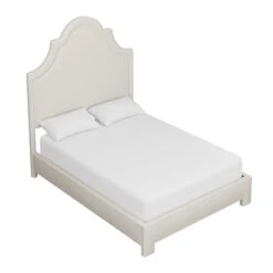 Custom Landry Bed -Furniture & Decoration Shop LandryBedinDaliIvoryVelvet.03 a1f037cc c9c8 45da ac74 44a81f43b625