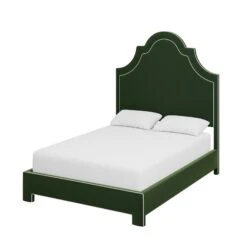 Custom Landry Bed -Furniture & Decoration Shop LandryBedinEvelynEmeraldVelvet.02 0f7e2d6a cd66 46b3 b1c8 50ed6f65554b