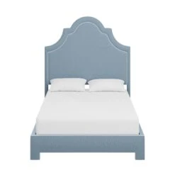 Custom Landry Bed -Furniture & Decoration Shop LandryBedinFoleyBlueWoven.01 9b5e73ac f775 47ff b676 96e4c2c3df32