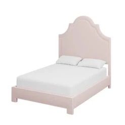 Custom Landry Bed -Furniture & Decoration Shop LandryBedinFrancisBlushChenille.02 0cde97ca a46d 480a 802b f4f54b527a2d