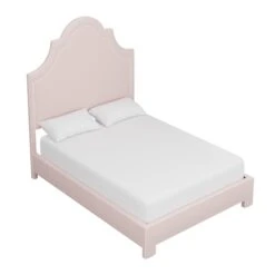Custom Landry Bed -Furniture & Decoration Shop LandryBedinFrancisBlushChenille.03 abb0e0ba baeb 463c a218 1a685d637e00