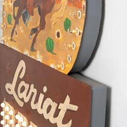 Lariat Hotel Sign -Furniture & Decoration Shop Lariat 20Hotel 20Sign.04