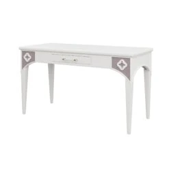 Custom Le Fleur Desk -Furniture & Decoration Shop LeFleurDeskinCatherineGrasscloth.03 5ec8924e da1f 4917 983d 9925ad7c5e69