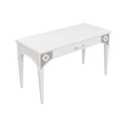 Custom Le Fleur Desk -Furniture & Decoration Shop LeFleurDeskinCatherineGrasscloth.04 8b4faab2 2ecd 448f b594 dec183055327