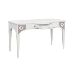 Custom Le Fleur Desk -Furniture & Decoration Shop LeFleurDeskinCatherineGrasscloth.05