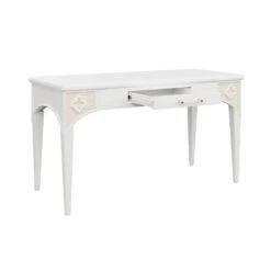 Custom Le Fleur Desk -Furniture & Decoration Shop LeFleurDeskinCharlotteGrasscloth.05