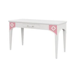 Custom Le Fleur Desk -Furniture & Decoration Shop LeFleurDeskinEmmaGrasscloth.03