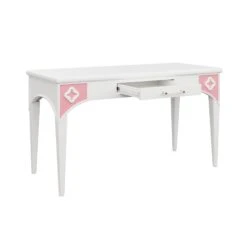 Custom Le Fleur Desk -Furniture & Decoration Shop LeFleurDeskinEmmaGrasscloth.05