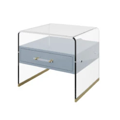 Leah Acrylic End Table -Furniture & Decoration Shop LeahAcrylicEndTable.03