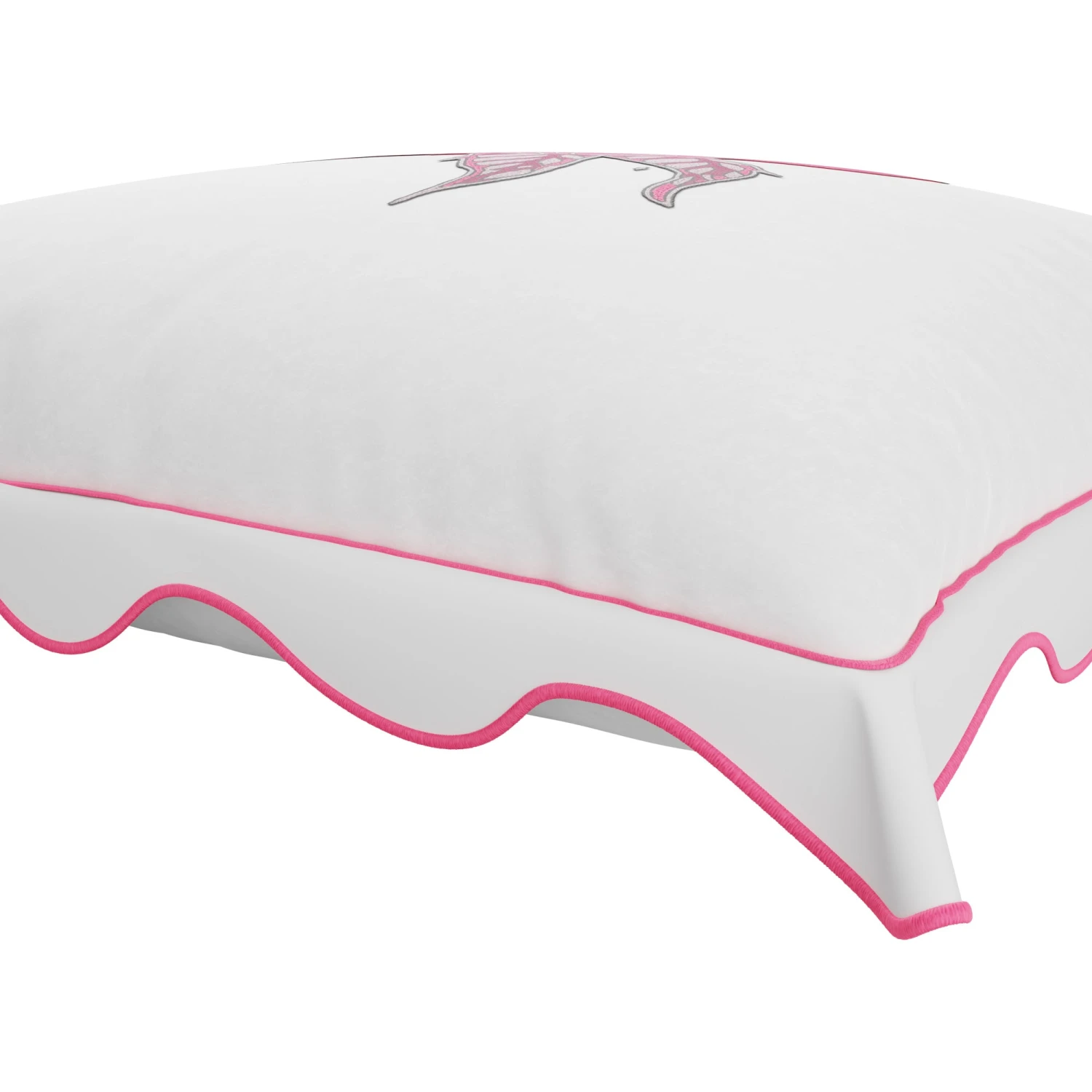 Lockley Pillow Cover - Hot Pink 8 Lockley Pillow Cover - Hot Pink - Image 6