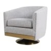 Lost & Found Swivel Chair In Heather Grey Boucle 1 Lost & Found Swivel Chair In Heather Grey Boucle -Furniture & Decoration Shop Lost FoundSwivelChairinGreyBoucle.01