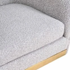 Lost & Found Swivel Chair In Heather Grey Boucle 9 Lost & Found Swivel Chair In Heather Grey Boucle -Furniture & Decoration Shop Lost FoundSwivelChairinGreyBoucle.03