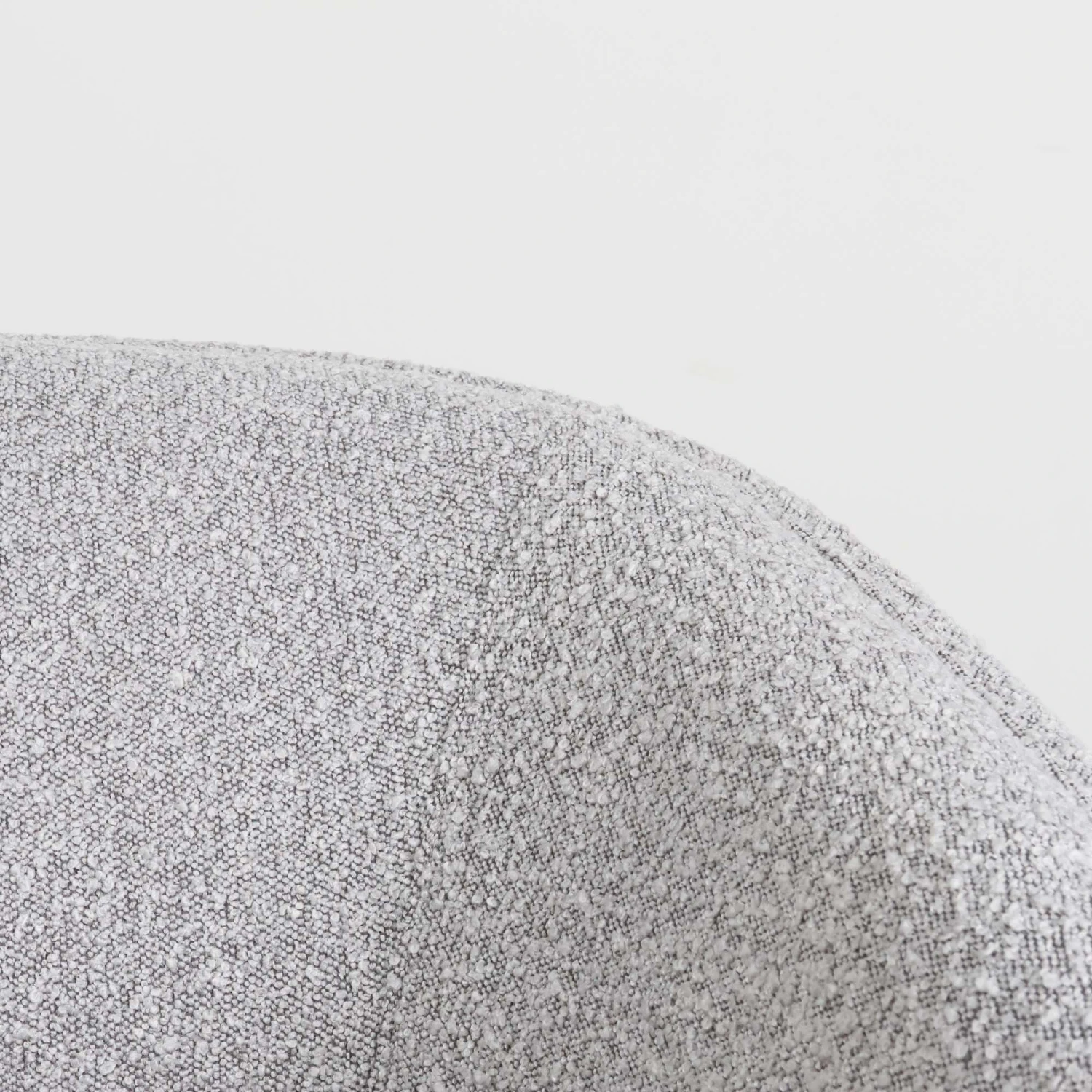 Lost & Found Swivel Chair In Heather Grey Boucle 6 Lost & Found Swivel Chair In Heather Grey Boucle - Image 4