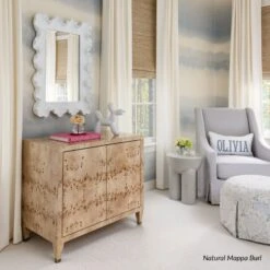 Custom Mallory Chest 22 Custom Mallory Chest -Furniture & Decoration Shop Mallory Natural Mappa Burl