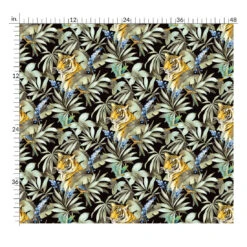 Mangrove Tiger Wallpaper - Black -Furniture & Decoration Shop MangroveTigerWallpaper Black.02