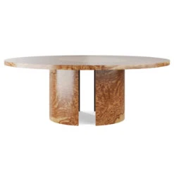 Custom Marquess Dining Table -Furniture & Decoration Shop MarquessDiningTable.GoldenPecanOliveAsh.01