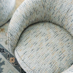 Martita Swivel Chair In Cameo Blue -Furniture & Decoration Shop MartitaSwivelChairInCameoBlue.08