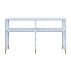 Custom Mary Carmen Console Table -Furniture & Decoration Shop Mary Carmen Console in Lolita Grasscloth2